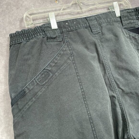 5.11 Tactical 9" Cargo Shorts Mens 40 Black Cotton Canvas Work Style 73285 - Picture 10 of 13